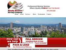 Tablet Screenshot of handyhaulersmoving.com